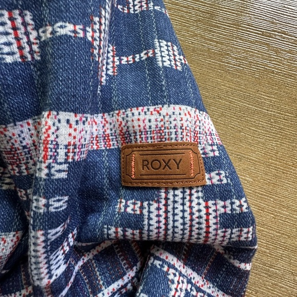 Roxy SNOW Junior's Frost Printed Fleece Jacket - medium - Picture 4 of 13